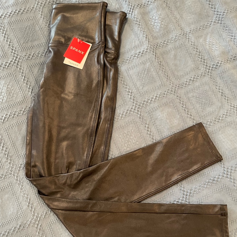 Spanx Faux Leather Leggings